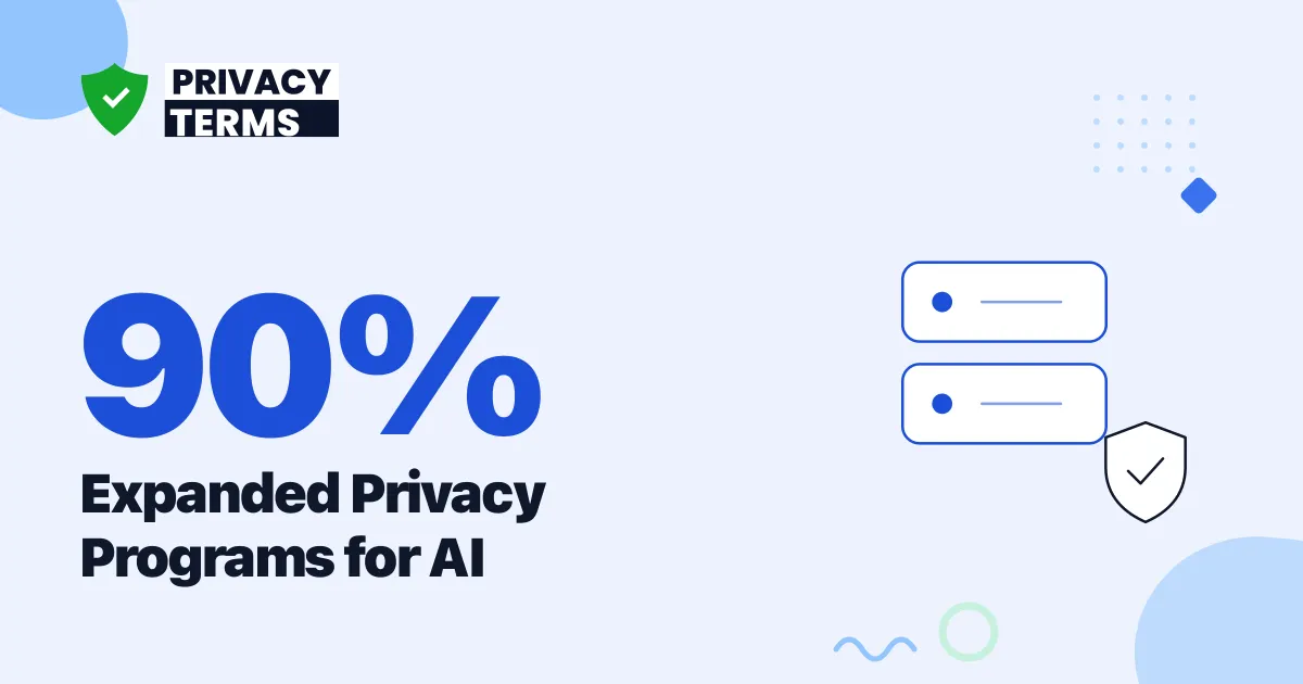 90% Expanded Privacy Programs: AI and Privacy 2026