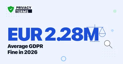 Average GDPR Fine in 2026: EUR 2.28M Across 2,685 Cases