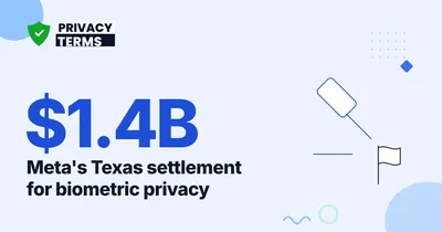 $1.4B Meta Settlement: Biometric Privacy Laws by State 2026