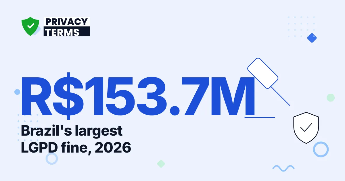 R$153.7M LGPD Fine: Brazil's ANPD Enforcement in 2026