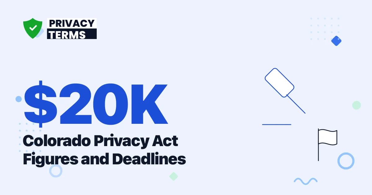 Colorado Privacy Act: Key Figures and Deadlines