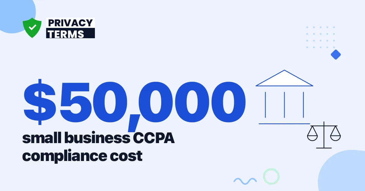 $50,000: The Real Cost of CCPA Compliance for Small Businesses