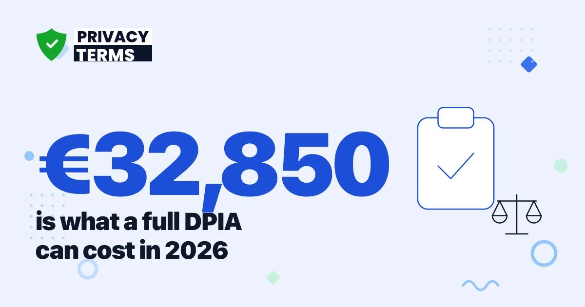 €900 to €32,850: What a DPIA Really Costs in 2026