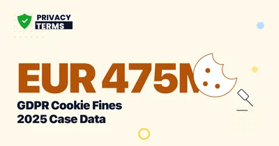 EUR 475M in GDPR Cookie Fines: CNIL's 2025 Case Data