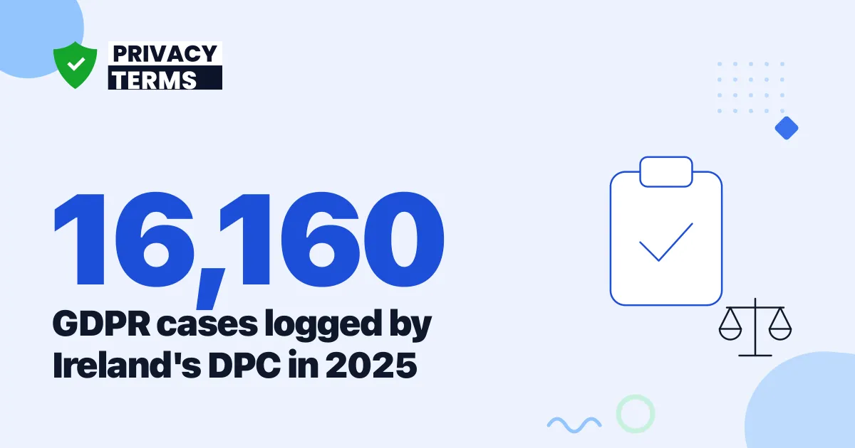 16,160 GDPR Cases in 2025: Ireland's DPC Enforcement Data