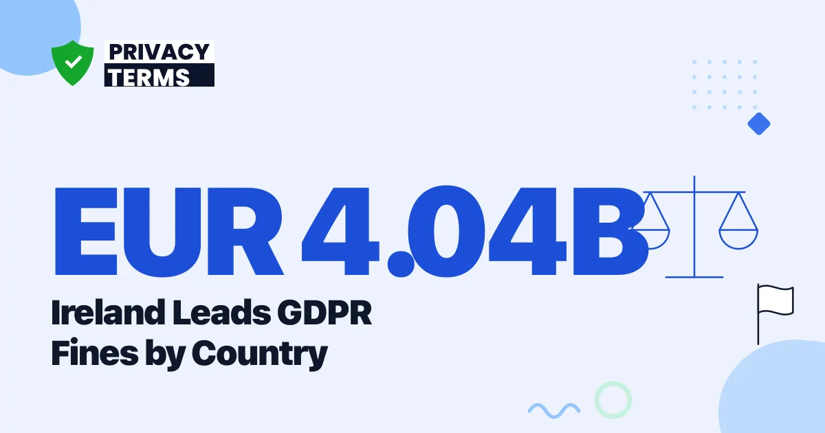 EUR 4.04 Billion: Ireland Leads GDPR Fines by Country in 2026