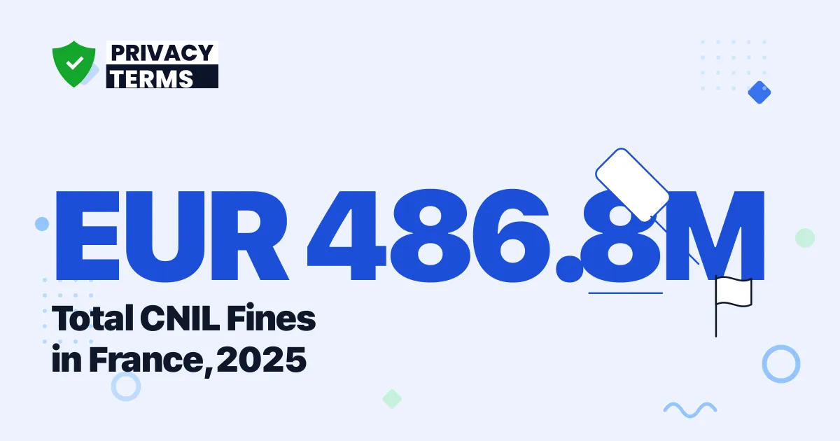 EUR 486.8M in CNIL Fines: France's 2025 GDPR Penalties