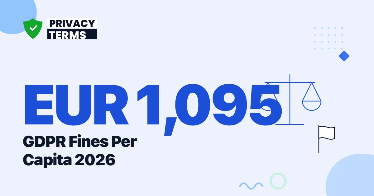 EUR 1,095 Per Capita: Luxembourg Tops GDPR Fines in 2026