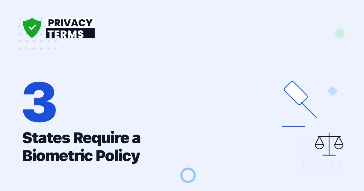 Just 3 States Require a Biometric Privacy Policy [2026]