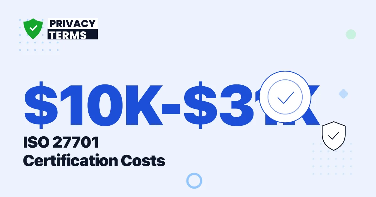$10K-$31K: ISO 27701 Certification Costs in 2026