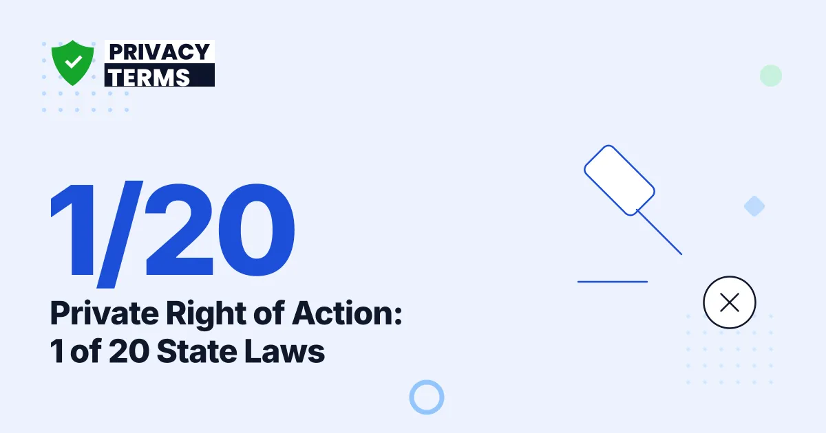 Privacy Law Private Right of Action: State Comparison