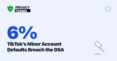 The EU Says TikTok's Default Privacy Settings Put Minors at Risk: What the DSA Findings Mean