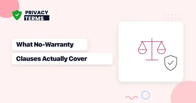 What a Website Disclaimer's No-Warranty and Liability Clauses Actually Protect You From