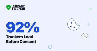 92% of Websites Load Trackers Before Consent