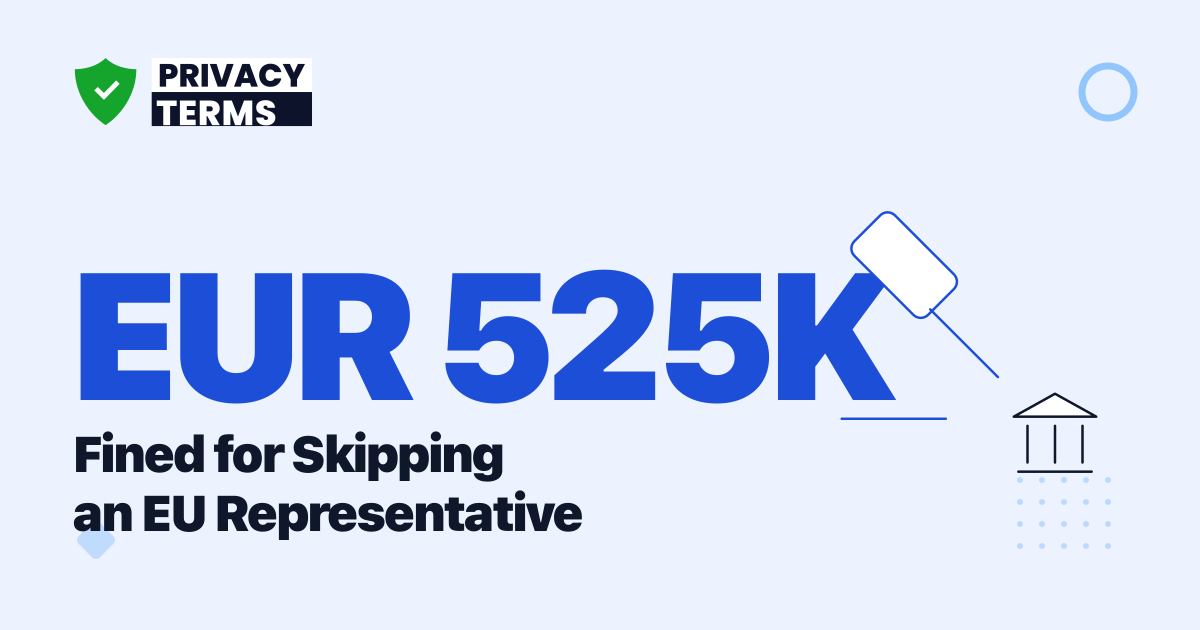 GDPR Representative Cost 2026: EUR 490 to EUR 4,992/Year [Data]