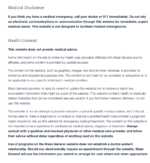 Medical Disclaimer With Examples · PrivacyTerms.io