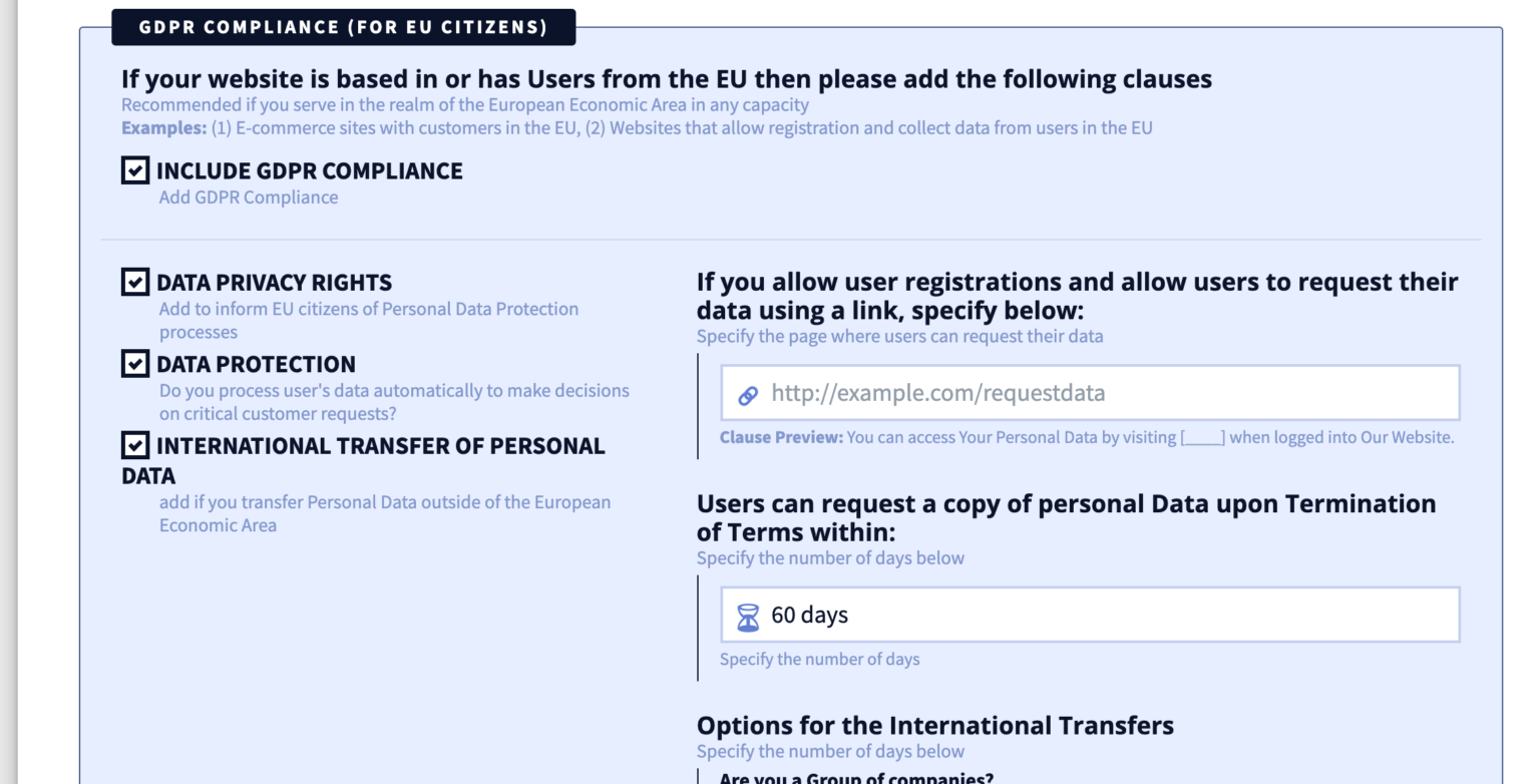 How to Create Your Legal Documents with the privacyterms.io Generators ...